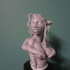 Zayna The Golden Gobliness Goblin Bust print image