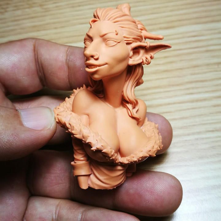 Zayna The Golden Gobliness Goblin Bust image