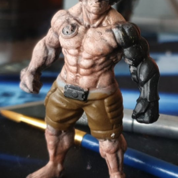 CYBERPUNK MMA FIGHTER MALE image