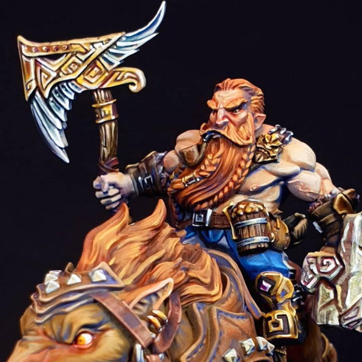 Gino on Wulf-Hog - Dwarven Oathbreakers image