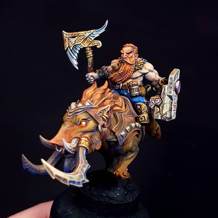 Gino on Wulf-Hog - Dwarven Oathbreakers image