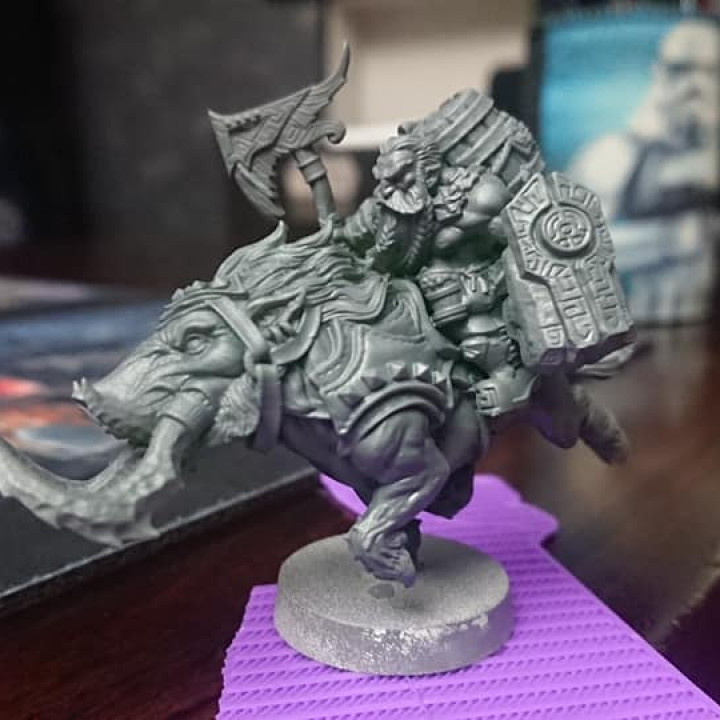 Gino on Wulf-Hog - Dwarven Oathbreakers image