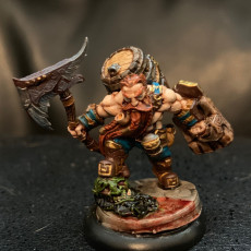 Picture of print of Gino the Brewmaster - Dwarven Oathbreakers Hero