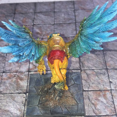 Picture of print of Helga on Gryphon . Dwarven Oathbreakers