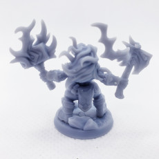 Picture of print of Helga Windfury - Dwarven Oathbreakers