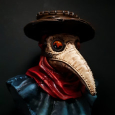 Picture of print of Plague Doctor