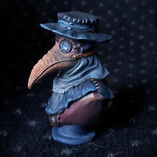 Picture of print of Plague Doctor