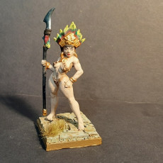 Picture of print of Kaata, Princess on Panther (AMAZONS! Kickstarter)