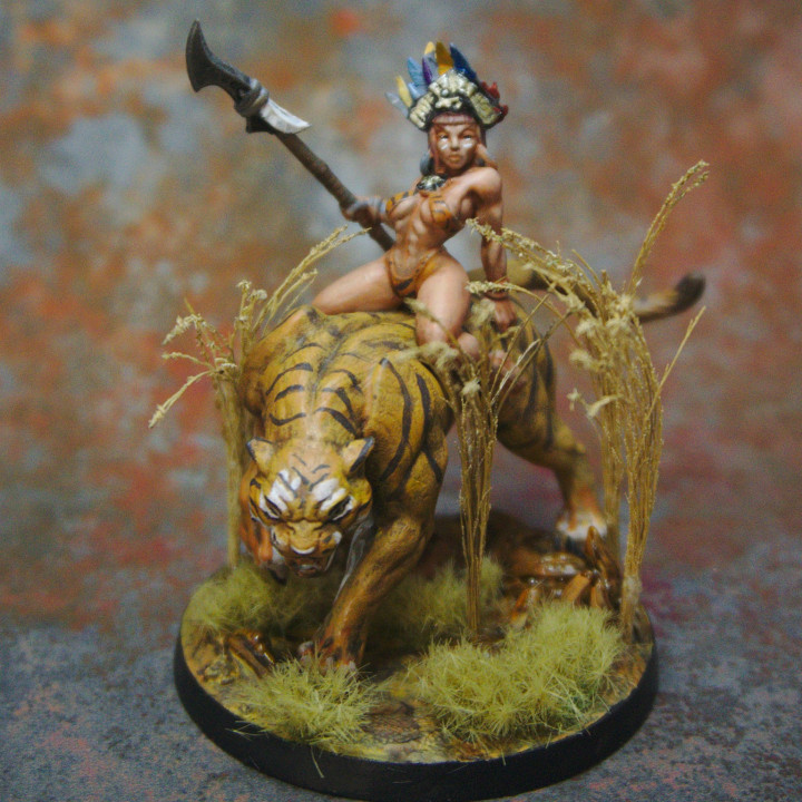 Kaata, Princess on Panther (AMAZONS! Kickstarter) image