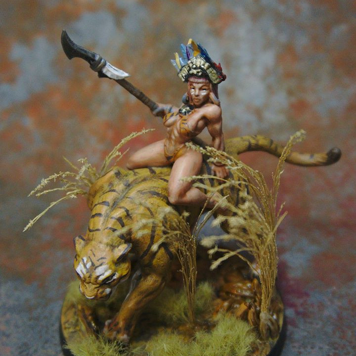 Kaata, Princess on Panther (AMAZONS! Kickstarter) image