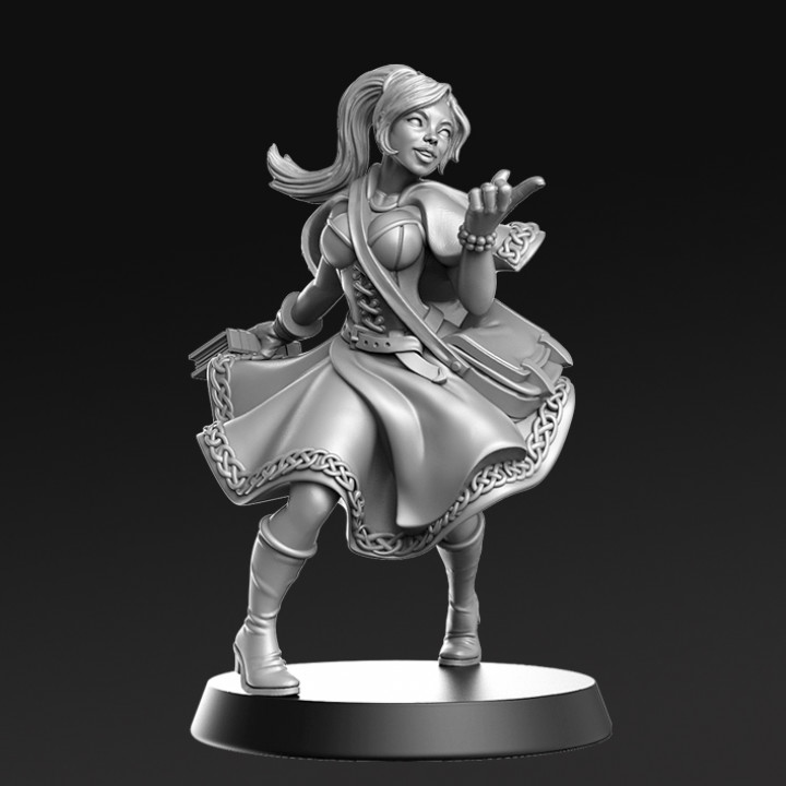 Elisa - Wizard Apprentice - 32mm - DnD image