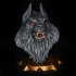 Werewolf bust print image