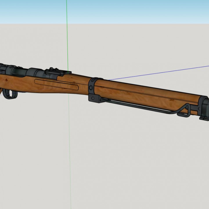 Arisaka Type 99 Rifle - scale 1/4 image