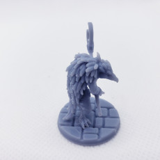 Picture of print of Bladed Staff Crow/Raven [PRE-SUPPORTED]