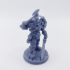 FREE - Orc Barbarian - 32mm scale miniature with supports print image