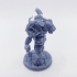 FREE - Orc Barbarian - 32mm scale miniature with supports print image