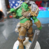 FREE - Orc Barbarian - 32mm scale miniature with supports print image